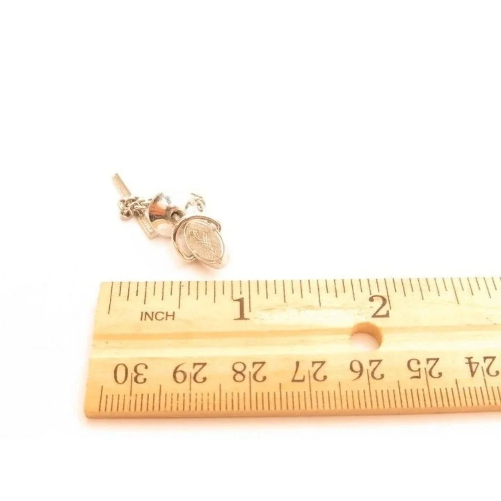 Articulated‎ Door Knocker Silver Tie Pin